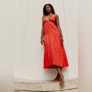 Reformation Odella Linen Dress